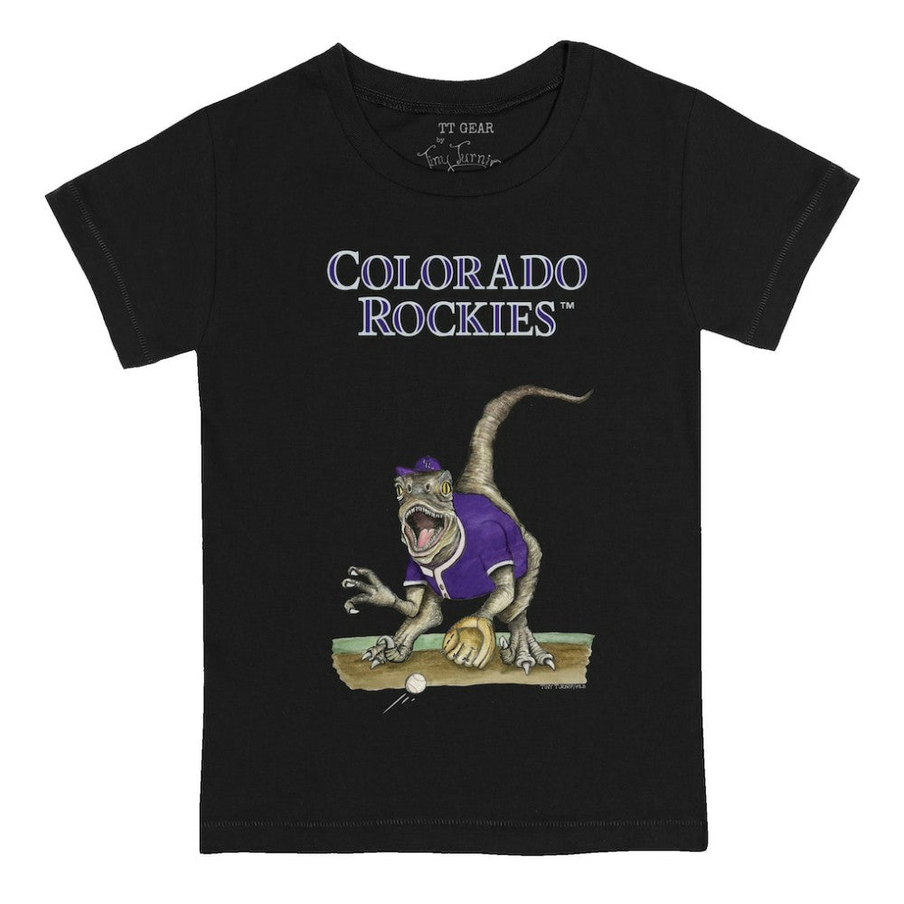 Colorado Rockies Tiny Turnip Youth Velociraptor T-Shirt - MLB