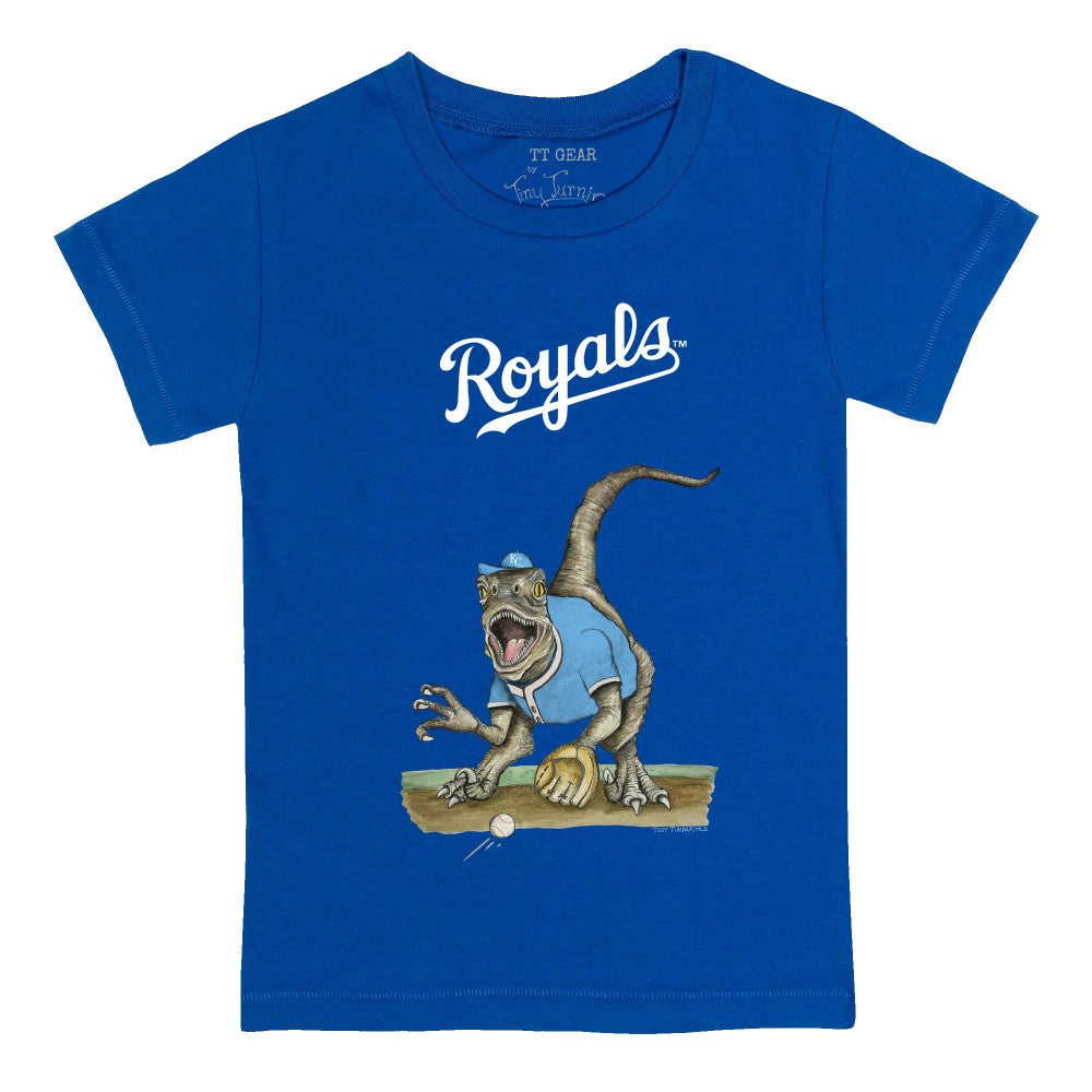Kansas City Royals Tiny Turnip Youth Velociraptor T-Shirt - MLB