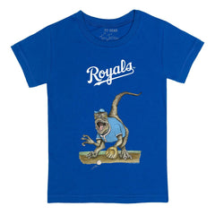 Kansas City Royals Tiny Turnip Youth Velociraptor T-Shirt - MLB
