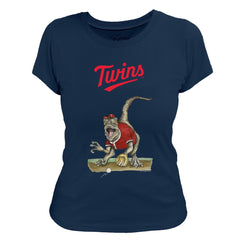 Minnesota Twins Tiny Turnip Women's Velociraptor T-Shirt - MLB