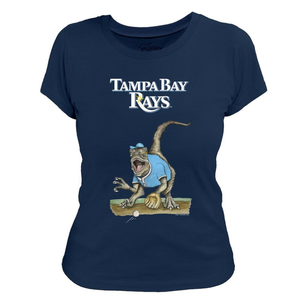 Tampa Bay Rays Tiny Turnip Women's Velociraptor T-Shirt - MLB