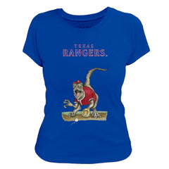 Texas Rangers Tiny Turnip Women's Velociraptor T-Shirt - MLB