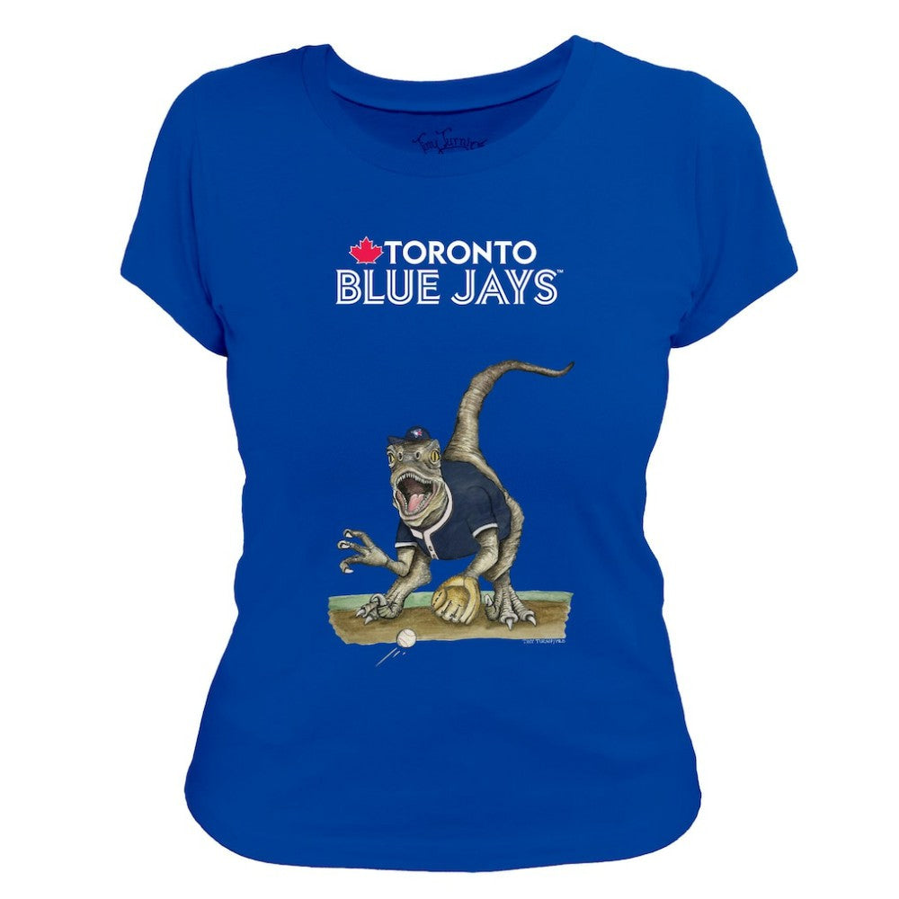 Toronto Blue Jays Tiny Turnip Women's Velociraptor T-Shirt - MLB