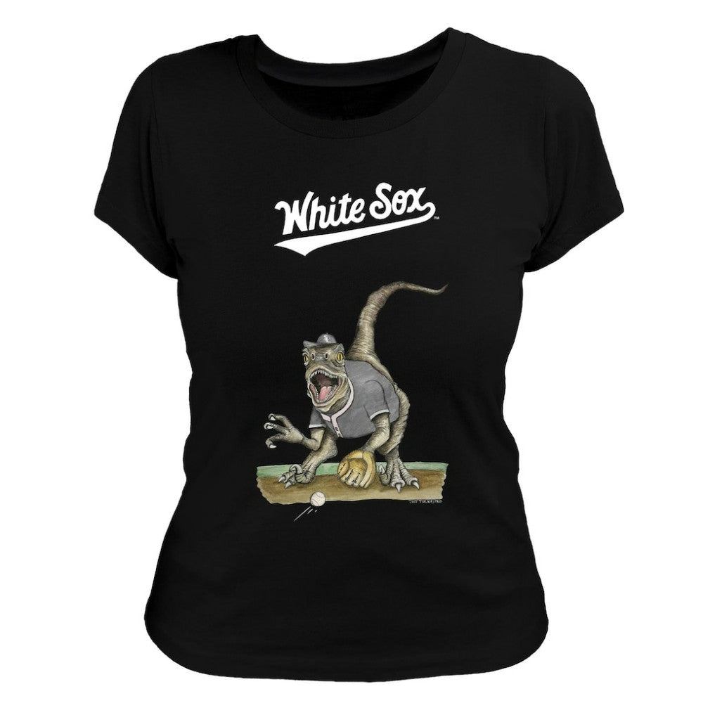 Chicago White Sox Tiny Turnip Women's Velociraptor T-Shirt - MLB