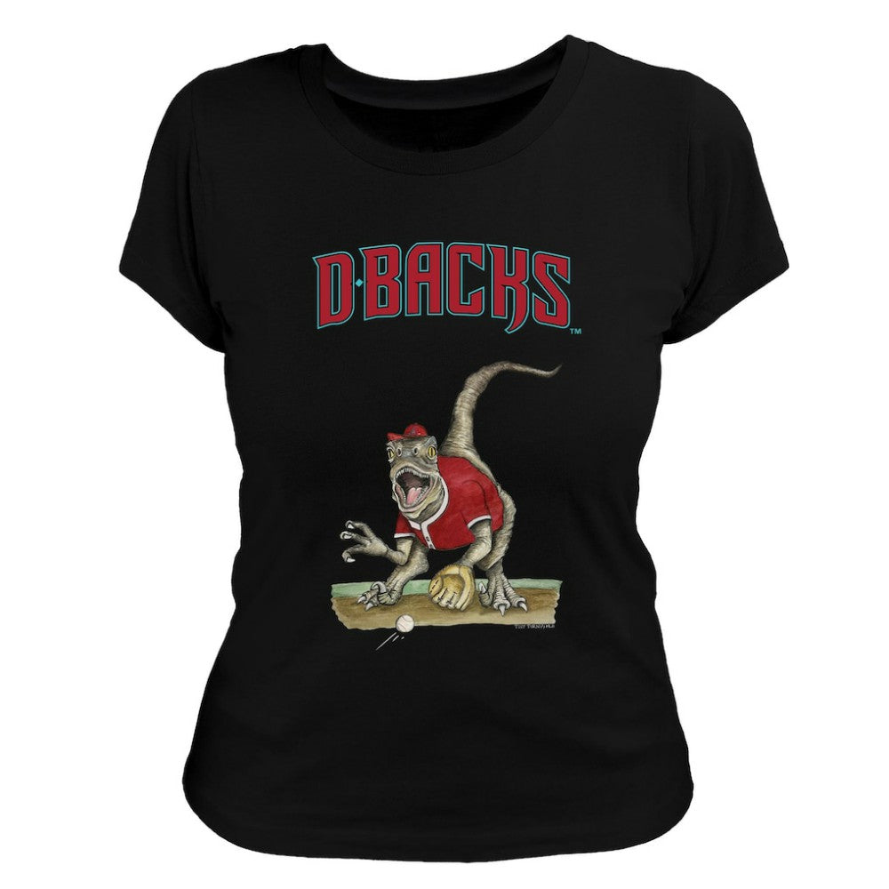 Arizona Diamondbacks Tiny Turnip Women's Velociraptor T-Shirt - MLB