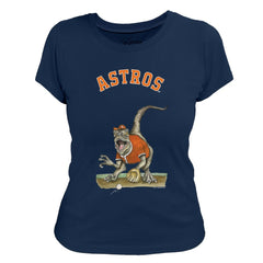 Houston Astros Tiny Turnip Women's Velociraptor T-Shirt - MLB