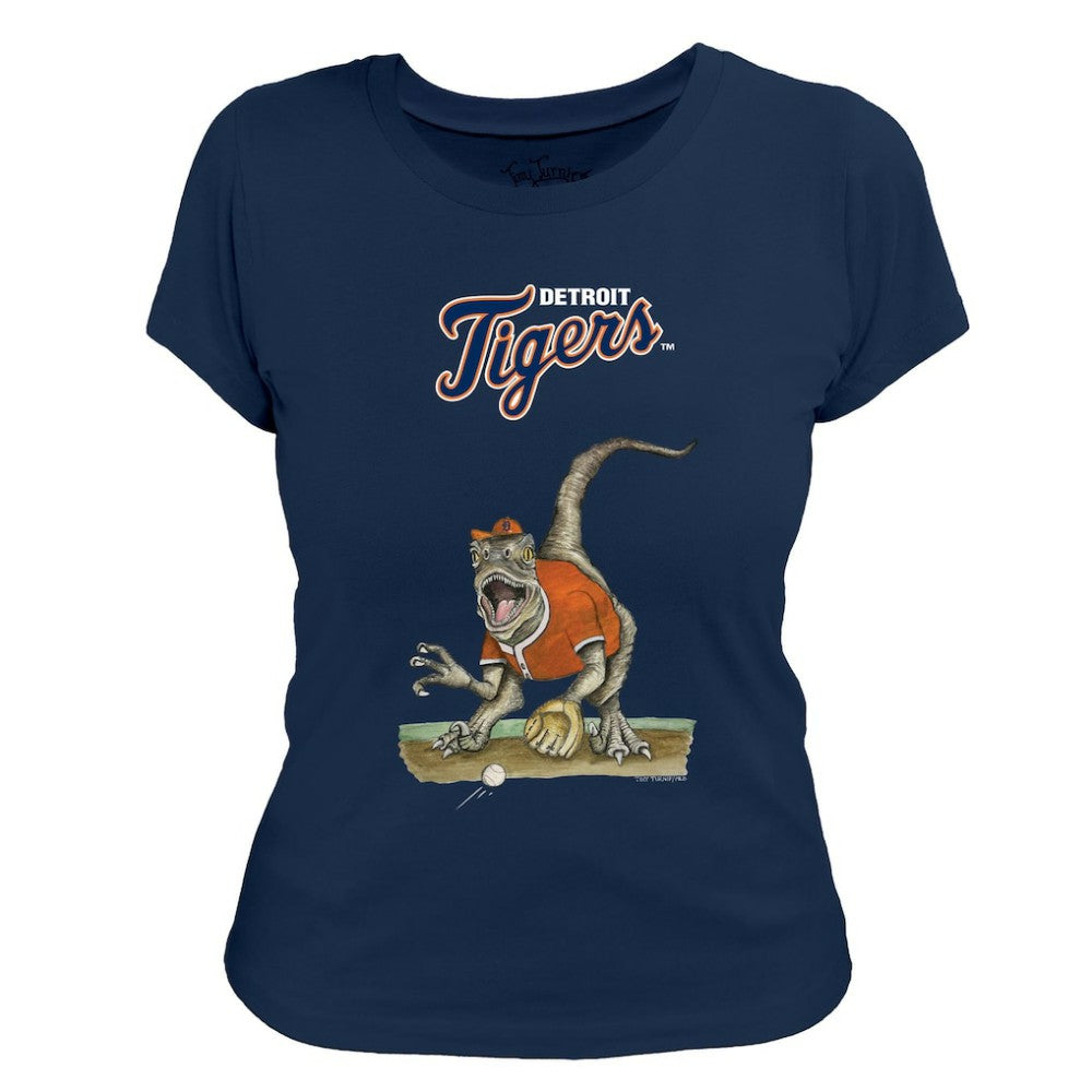 Detroit Tigers Tiny Turnip Women's Velociraptor T-Shirt - MLB