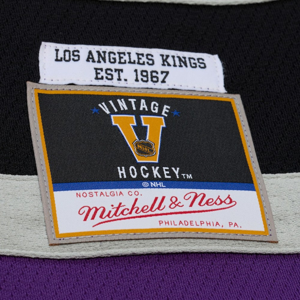 Los Angeles Kings Mitchell & Ness x Just Don Jersey Hoodie - Purple - NHL