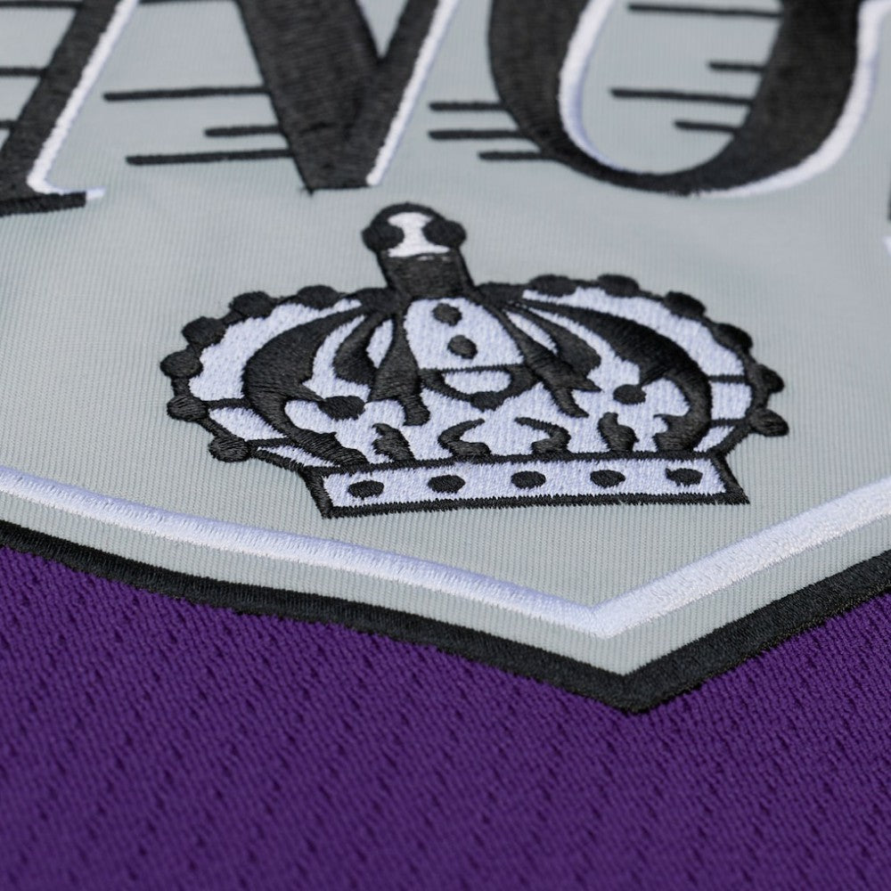 Los Angeles Kings Mitchell & Ness x Just Don Jersey Hoodie - Purple - NHL