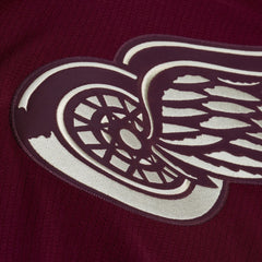 Detroit Red Wings Mitchell & Ness x Just Don Jersey Hoodie - Crimson - NHL