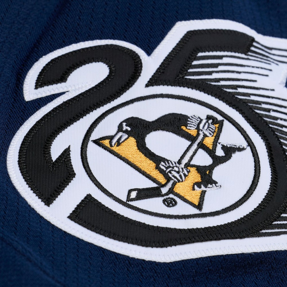 Pittsburgh Penguins Mitchell & Ness x Just Don Jersey Hoodie - Navy - NHL