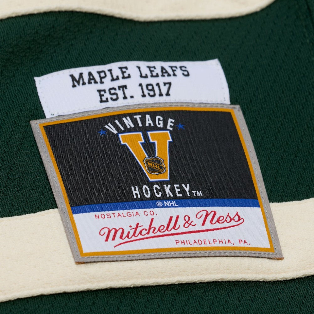 Toronto Maple Leafs Mitchell & Ness x Just Don Jersey Hoodie - Green - NHL