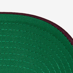 Florida Panthers Mitchell & Ness x Just Don Wave Script Pro Strapback Hat - Maroon - NHL