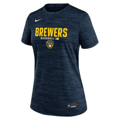 Milwaukee Brewers Nike Women's Authentic Collection Velocity Dri-FIT T-Shirt - MLB