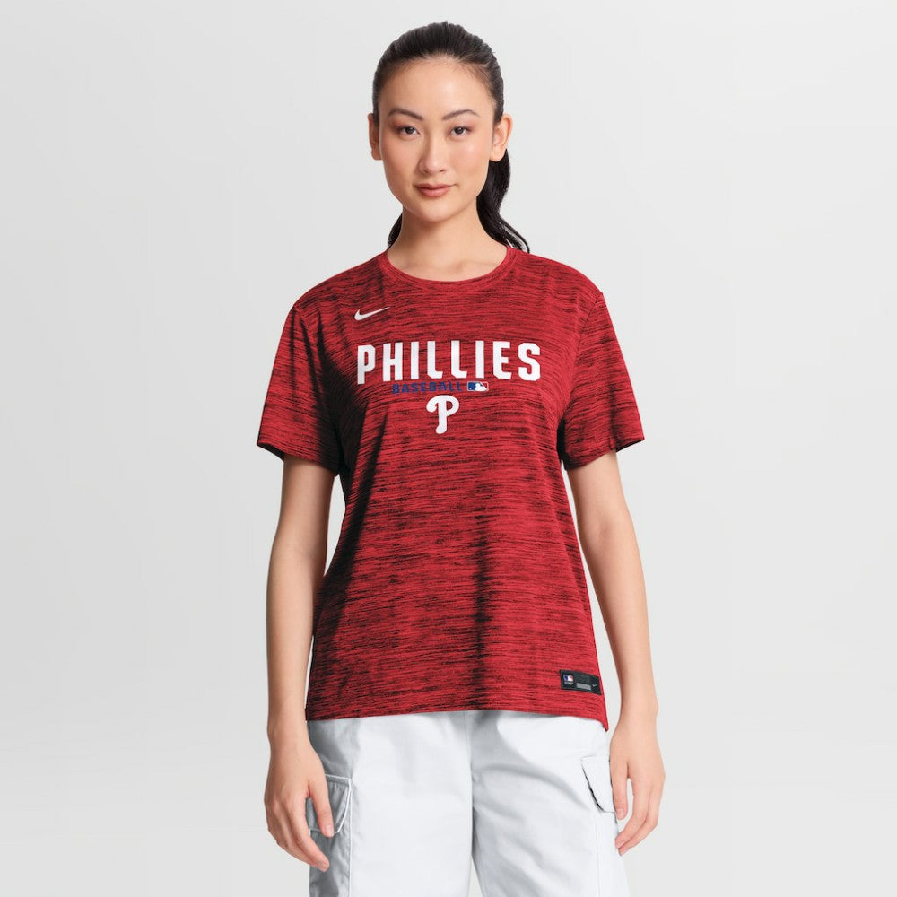 Philadelphia Phillies Nike Women's Authentic Collection Velocity Dri-FIT T-Shirt - MLB