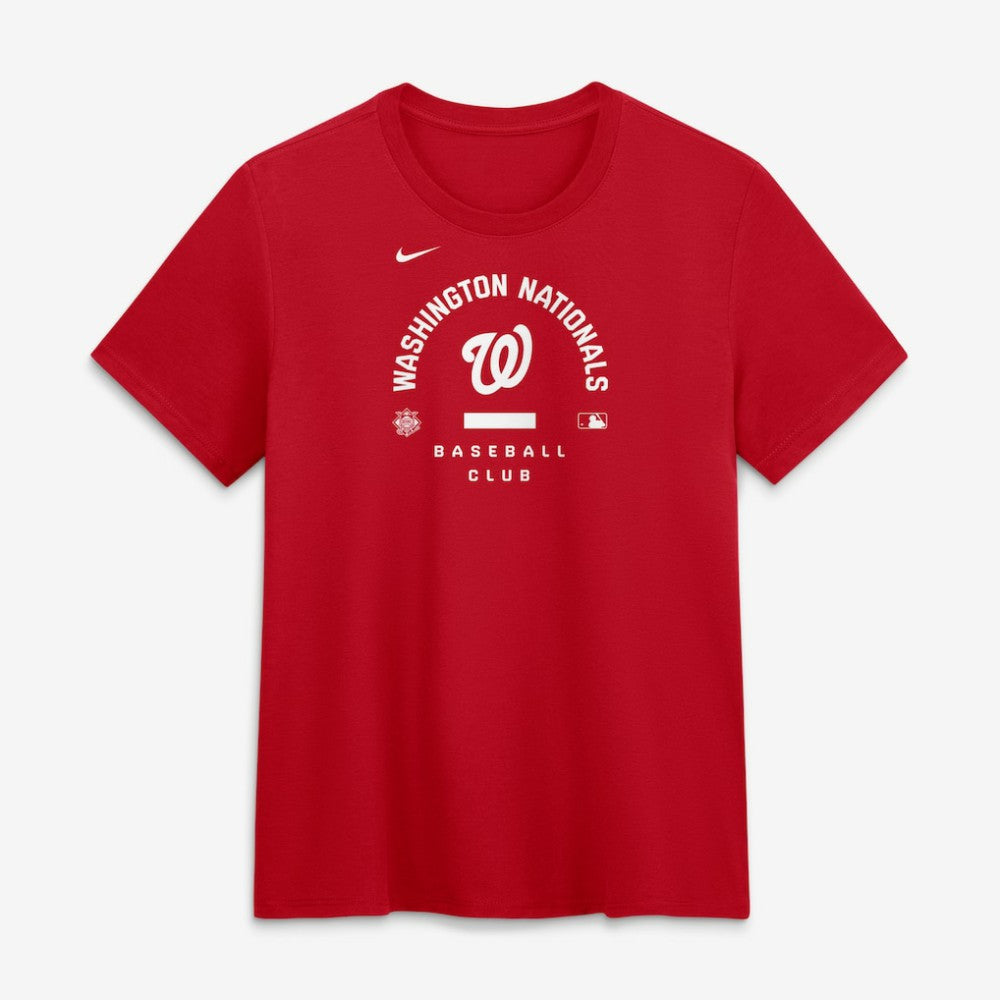Washington Nationals Nike Women's Authentic Collection Early Work Tri-Blend Dri-FIT T-Shirt - MLB