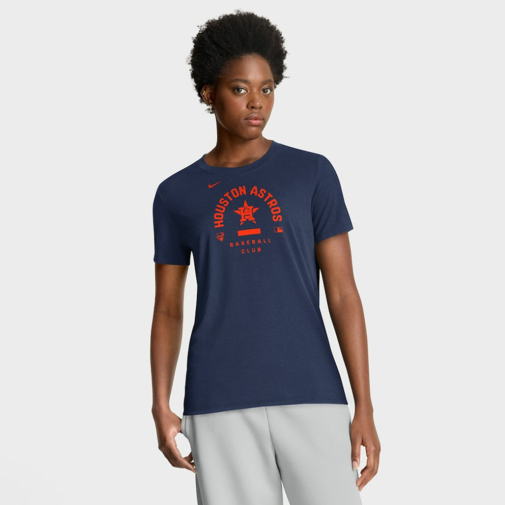 Houston Astros Nike Women's Authentic Collection Early Work Tri-Blend Dri-FIT T-Shirt - MLB