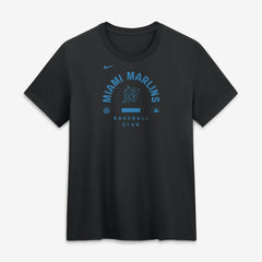 Miami Marlins Nike Women's Authentic Collection Early Work Tri-Blend Dri-FIT T-Shirt - MLB