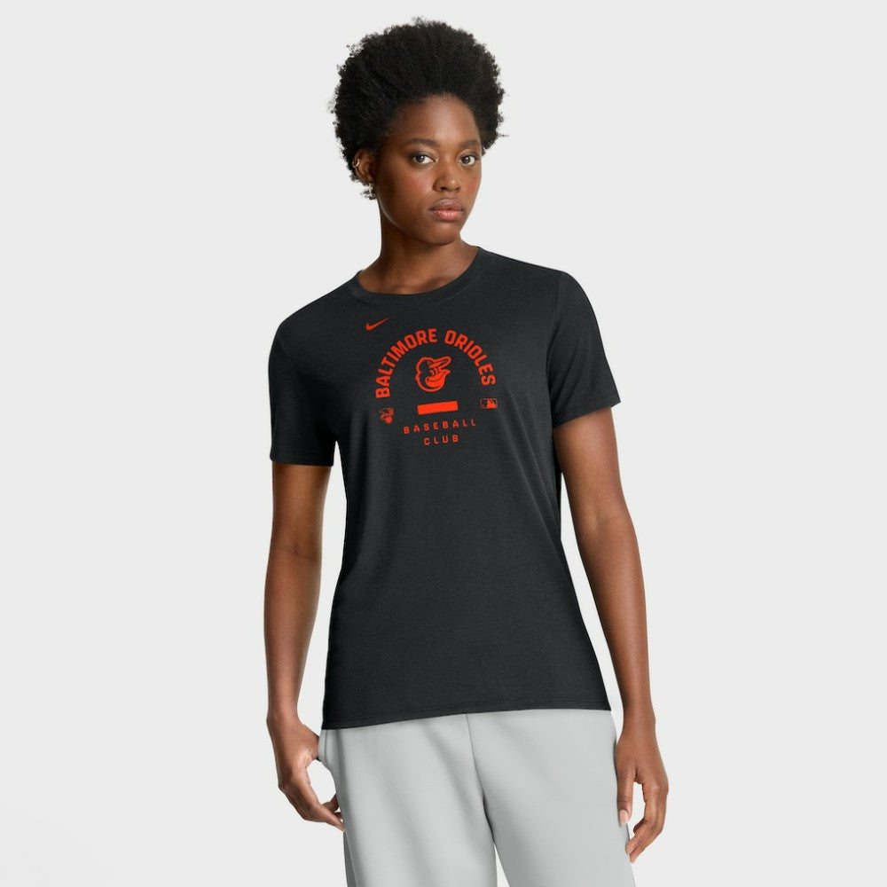 Baltimore Orioles Nike Women's Authentic Collection Early Work Tri-Blend Dri-FIT T-Shirt - MLB