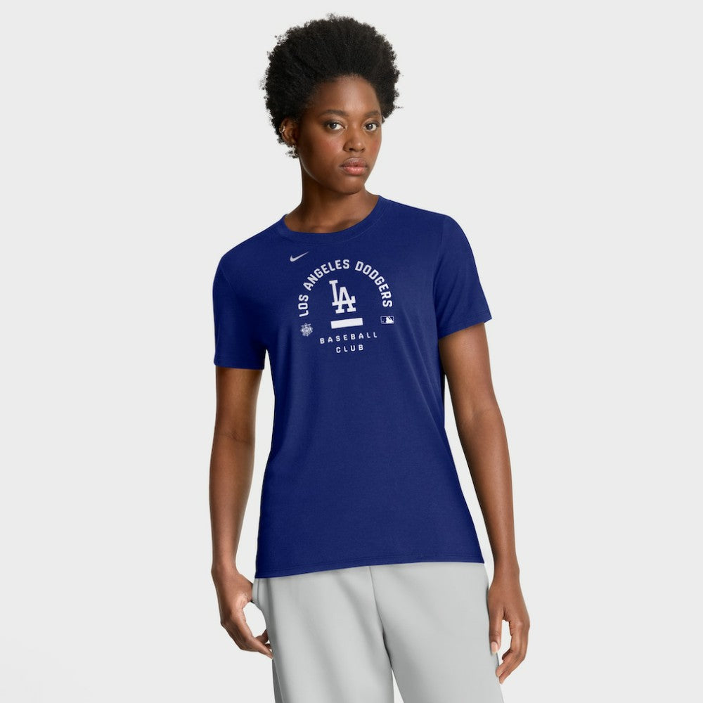 Los Angeles Dodgers Nike Women's Authentic Collection Early Work Tri-Blend Dri-FIT T-Shirt - MLB