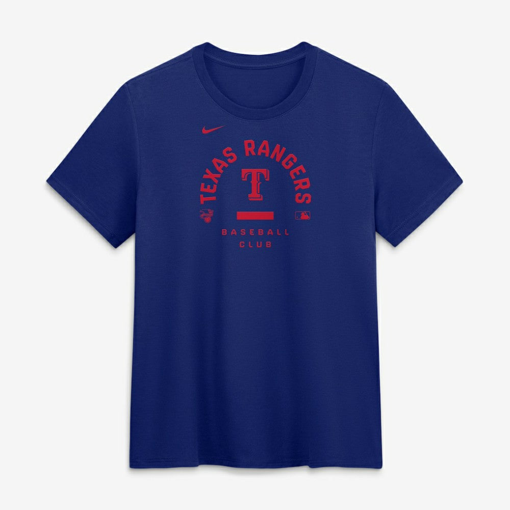 Texas Rangers Nike Women's Authentic Collection Early Work Tri-Blend Dri-FIT T-Shirt - MLB