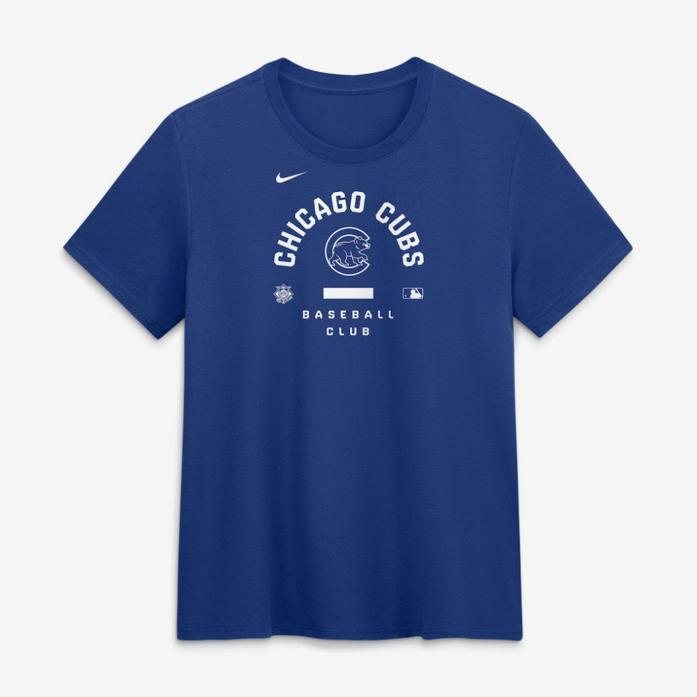 Chicago Cubs Nike Women's Authentic Collection Early Work Tri-Blend Dri-FIT T-Shirt - MLB