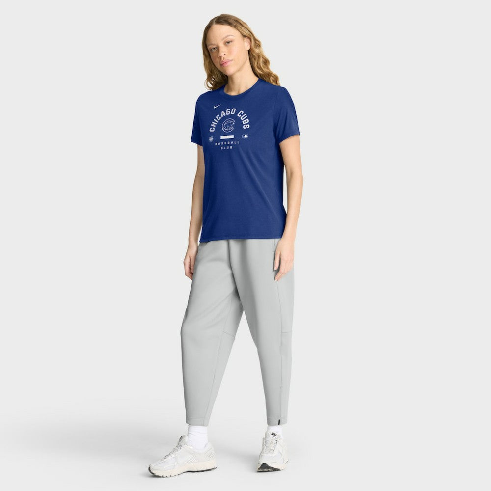 Chicago Cubs Nike Women's Authentic Collection Early Work Tri-Blend Dri-FIT T-Shirt - MLB