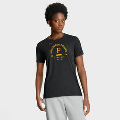 Pittsburgh Pirates Nike Women's Authentic Collection Early Work Tri-Blend Dri-FIT T-Shirt - MLB