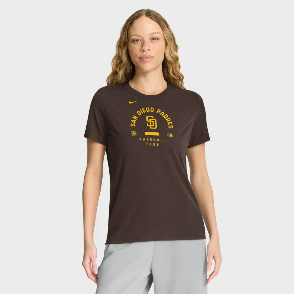 San Diego Padres Nike Women's Authentic Collection Early Work Tri-Blend Dri-FIT T-Shirt - MLB
