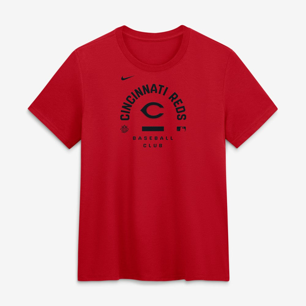 Cincinnati Reds Nike Women's Authentic Collection Early Work Tri-Blend Dri-FIT T-Shirt - MLB