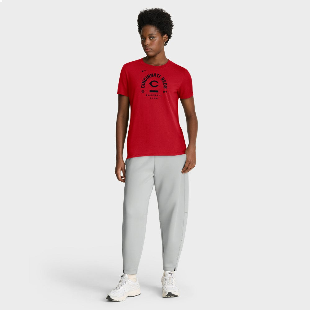 Cincinnati Reds Nike Women's Authentic Collection Early Work Tri-Blend Dri-FIT T-Shirt - MLB
