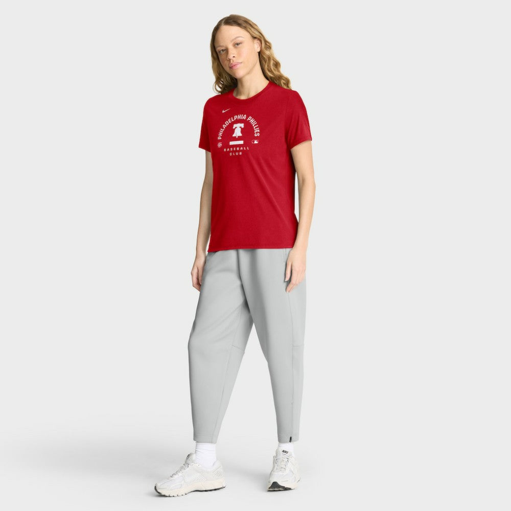 Philadelphia Phillies Nike Women's Authentic Collection Early Work Tri-Blend Dri-FIT T-Shirt - MLB