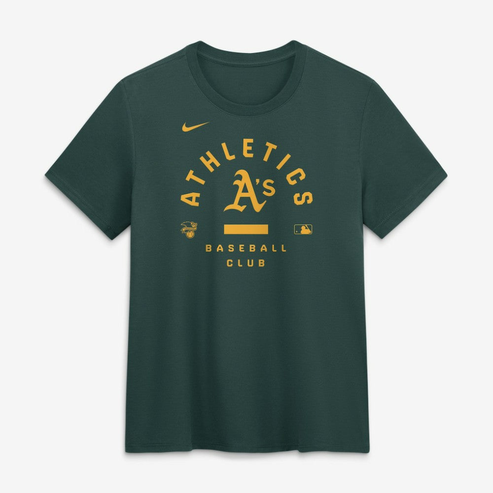 Athletics Nike Women's Authentic Collection Early Work Tri-Blend Dri-FIT T-Shirt - MLB