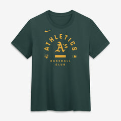 Athletics Nike Women's Authentic Collection Early Work Tri-Blend Dri-FIT T-Shirt - MLB