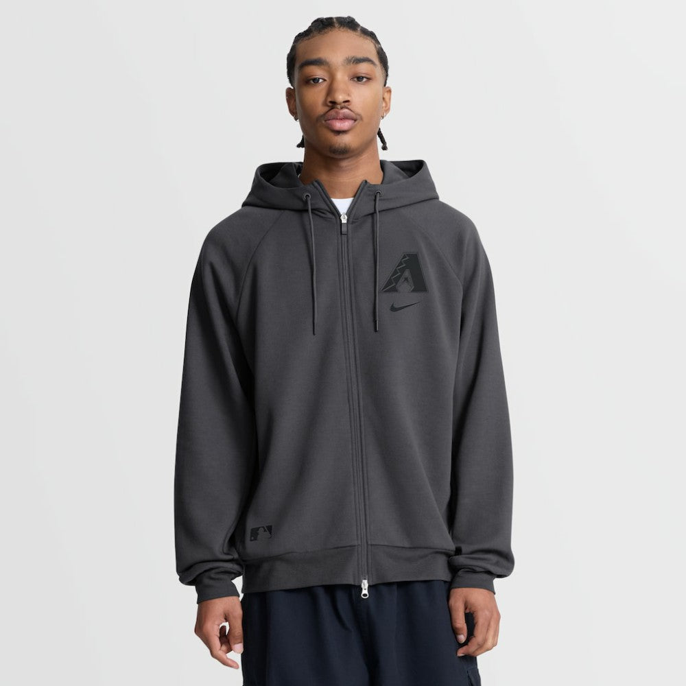 Arizona Diamondbacks Nike Authentic Collection Player Raglan Dri-FIT Full-Zip Hoodie - MLB