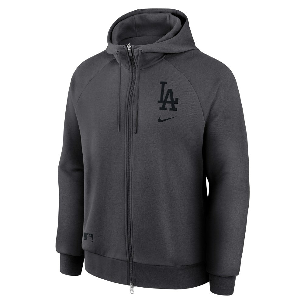Los Angeles Dodgers Nike Authentic Collection Player Raglan Dri-FIT Full-Zip Hoodie - MLB