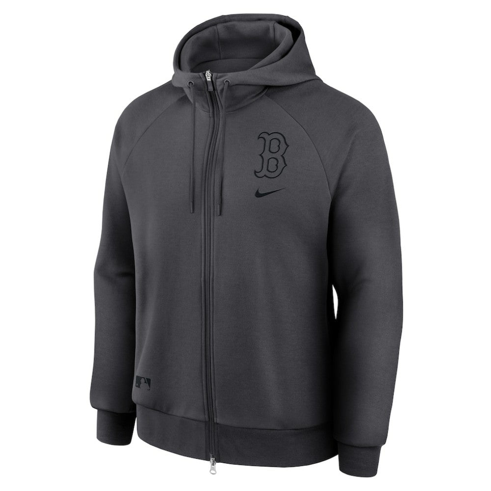 Boston Red Sox Nike Authentic Collection Player Raglan Dri-FIT Full-Zip Hoodie - MLB