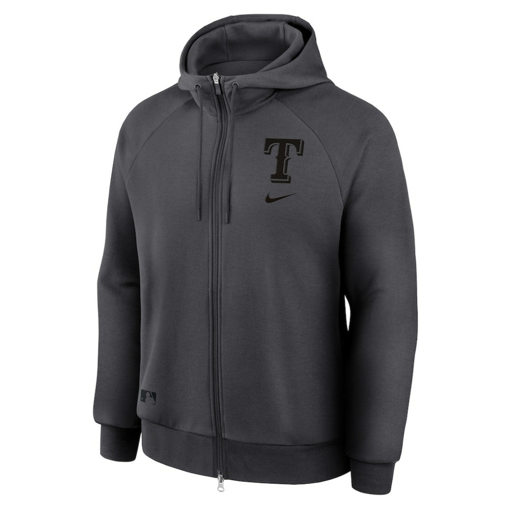 Texas Rangers Nike Authentic Collection Player Raglan Dri-FIT Full-Zip Hoodie - MLB