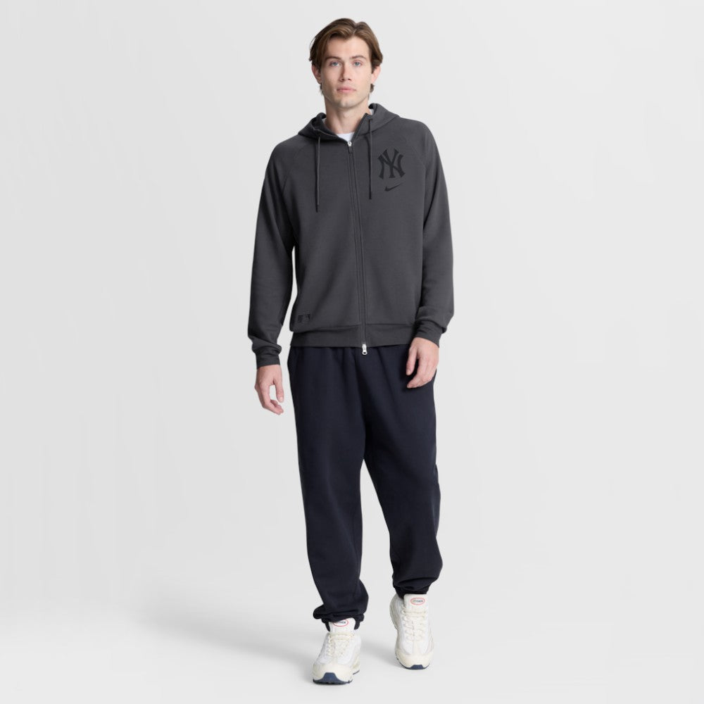 New York Yankees Nike Authentic Collection Player Raglan Dri-FIT Full-Zip Hoodie - MLB