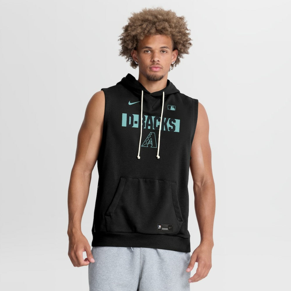 Arizona Diamondbacks Nike Authentic Collection Standard Issue Dri-FIT Sleeveless Hoodie - MLB