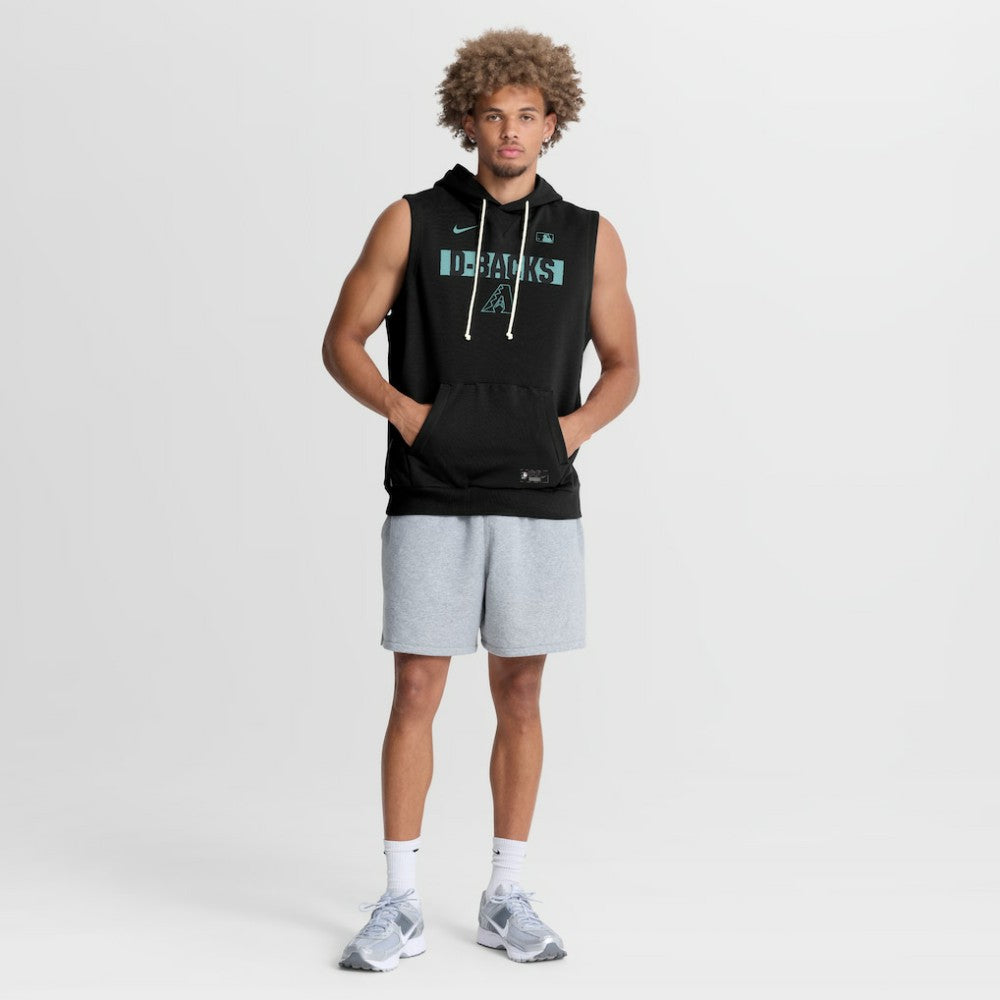 Arizona Diamondbacks Nike Authentic Collection Standard Issue Dri-FIT Sleeveless Hoodie - MLB