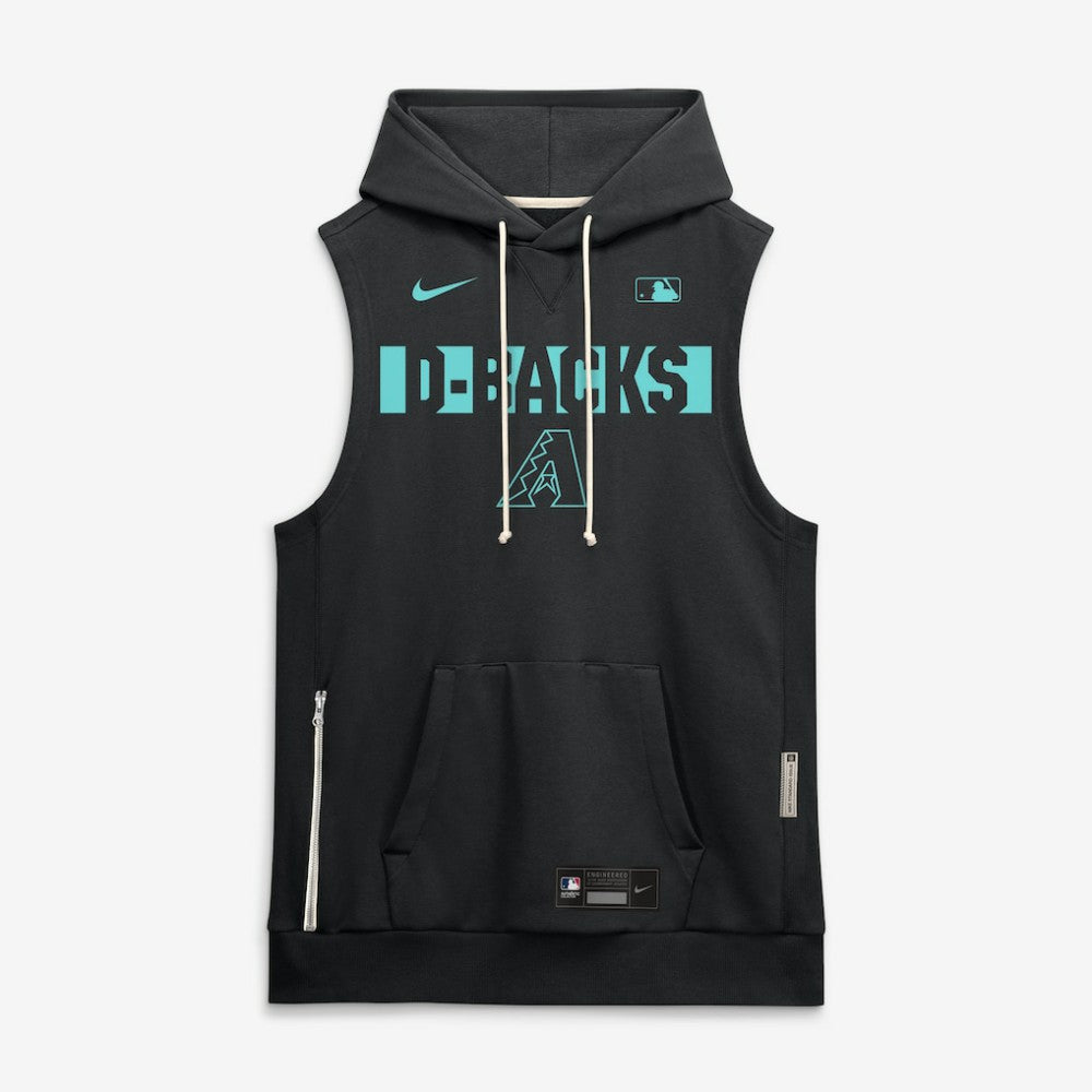 Arizona Diamondbacks Nike Authentic Collection Standard Issue Dri-FIT Sleeveless Hoodie - MLB