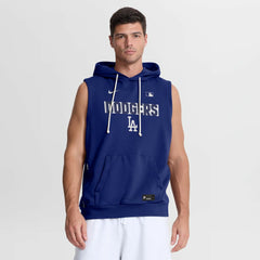 Los Angeles Dodgers Nike Authentic Collection Standard Issue Dri-FIT Sleeveless Hoodie - MLB