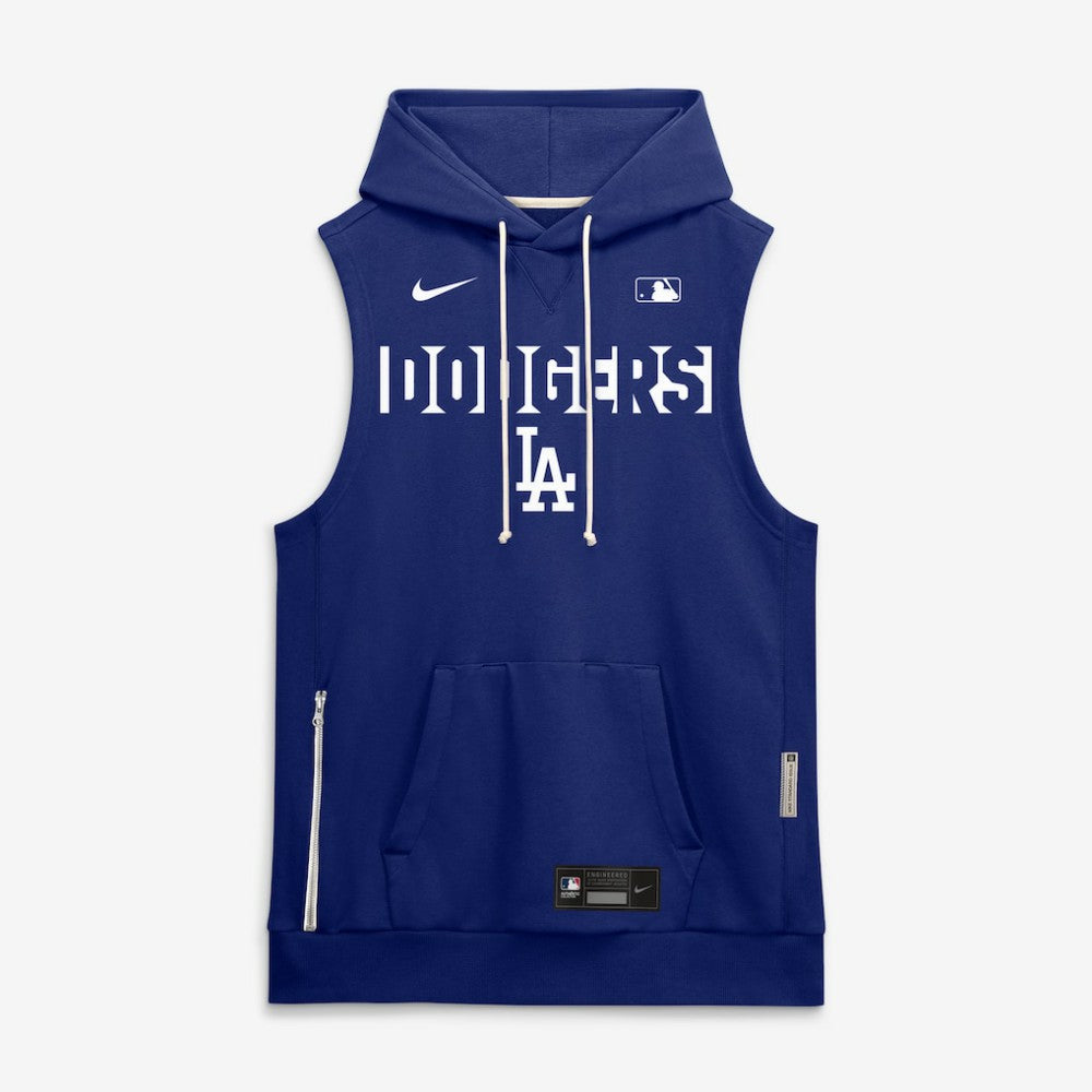 Los Angeles Dodgers Nike Authentic Collection Standard Issue Dri-FIT Sleeveless Hoodie - MLB