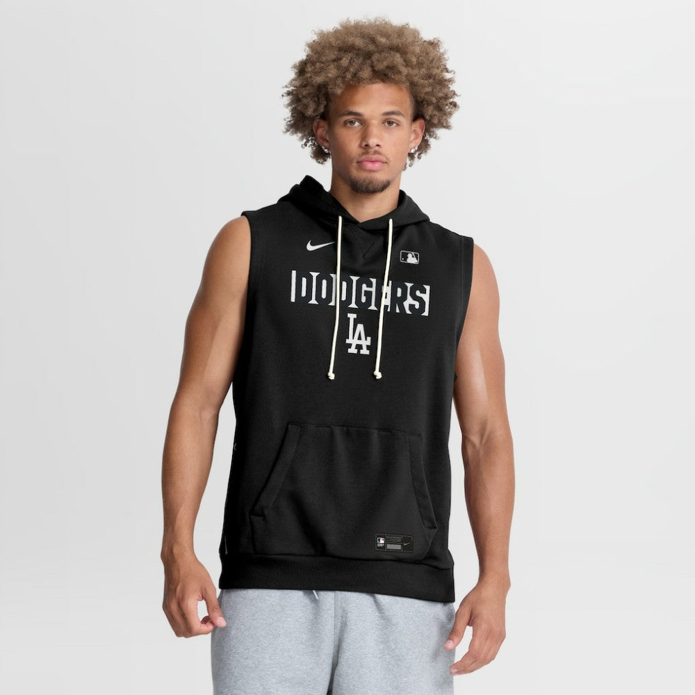 Los Angeles Dodgers Nike Authentic Collection Standard Issue Dri-FIT Sleeveless Hoodie - MLB