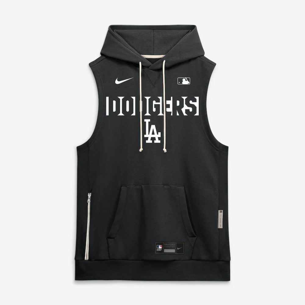 Los Angeles Dodgers Nike Authentic Collection Standard Issue Dri-FIT Sleeveless Hoodie - MLB