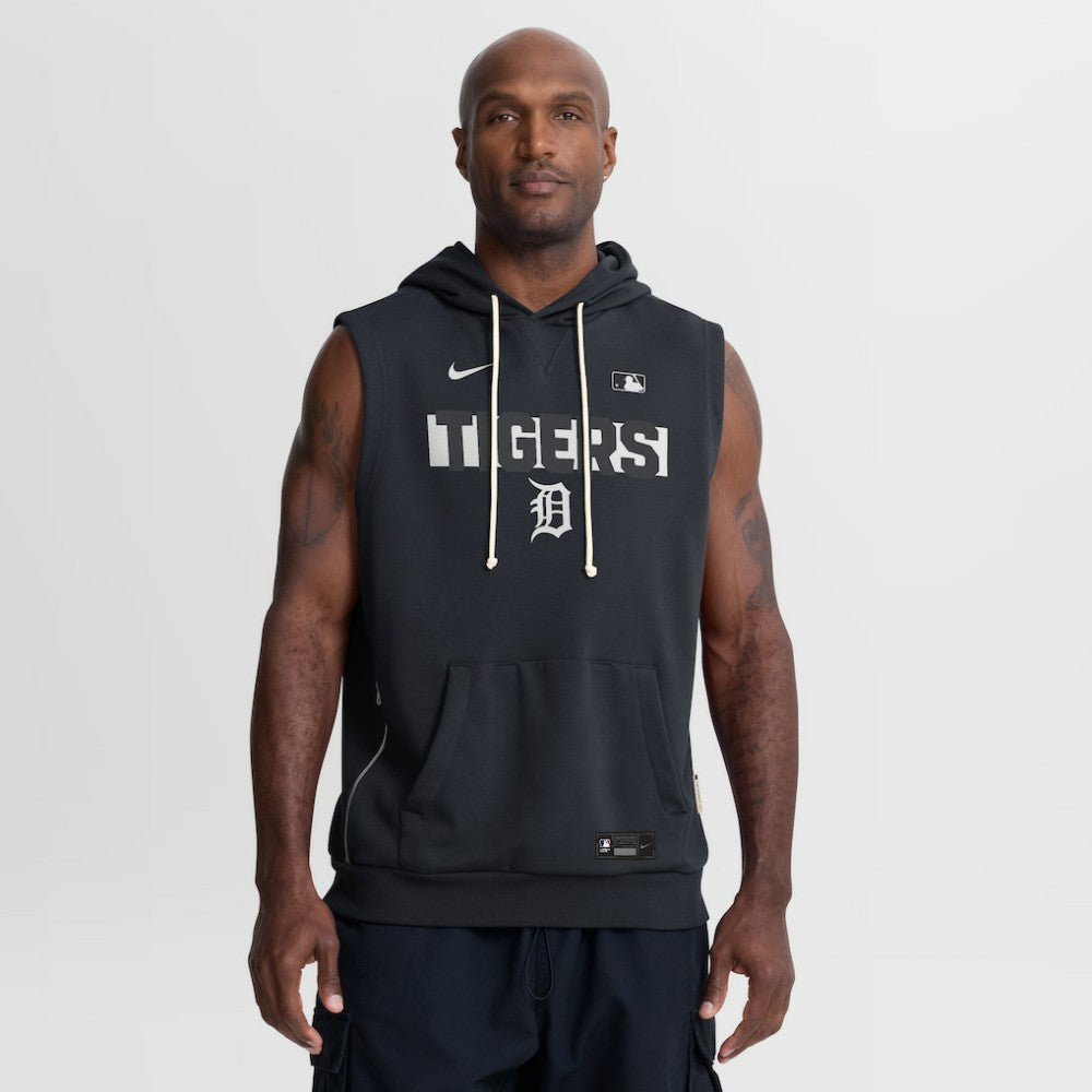 Detroit Tigers Nike Authentic Collection Standard Issue Dri-FIT Sleeveless Hoodie - MLB