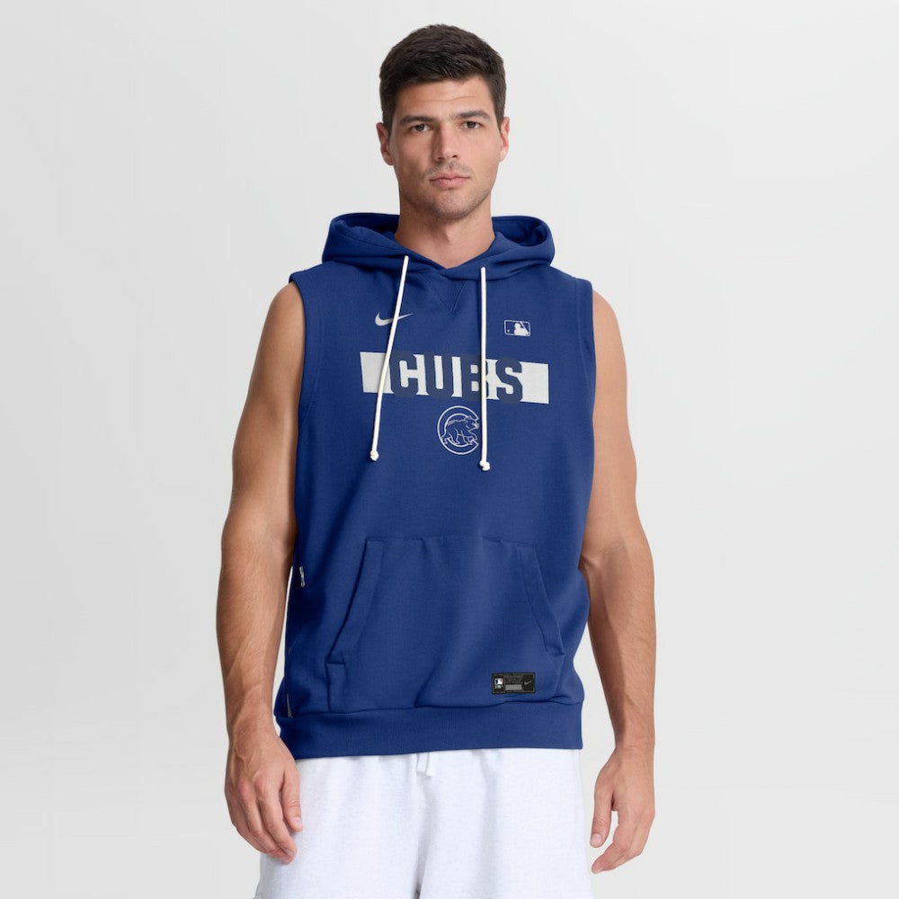 Chicago Cubs Nike Authentic Collection Standard Issue Dri-FIT Sleeveless Hoodie - MLB