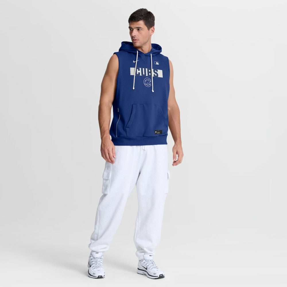 Chicago Cubs Nike Authentic Collection Standard Issue Dri-FIT Sleeveless Hoodie - MLB