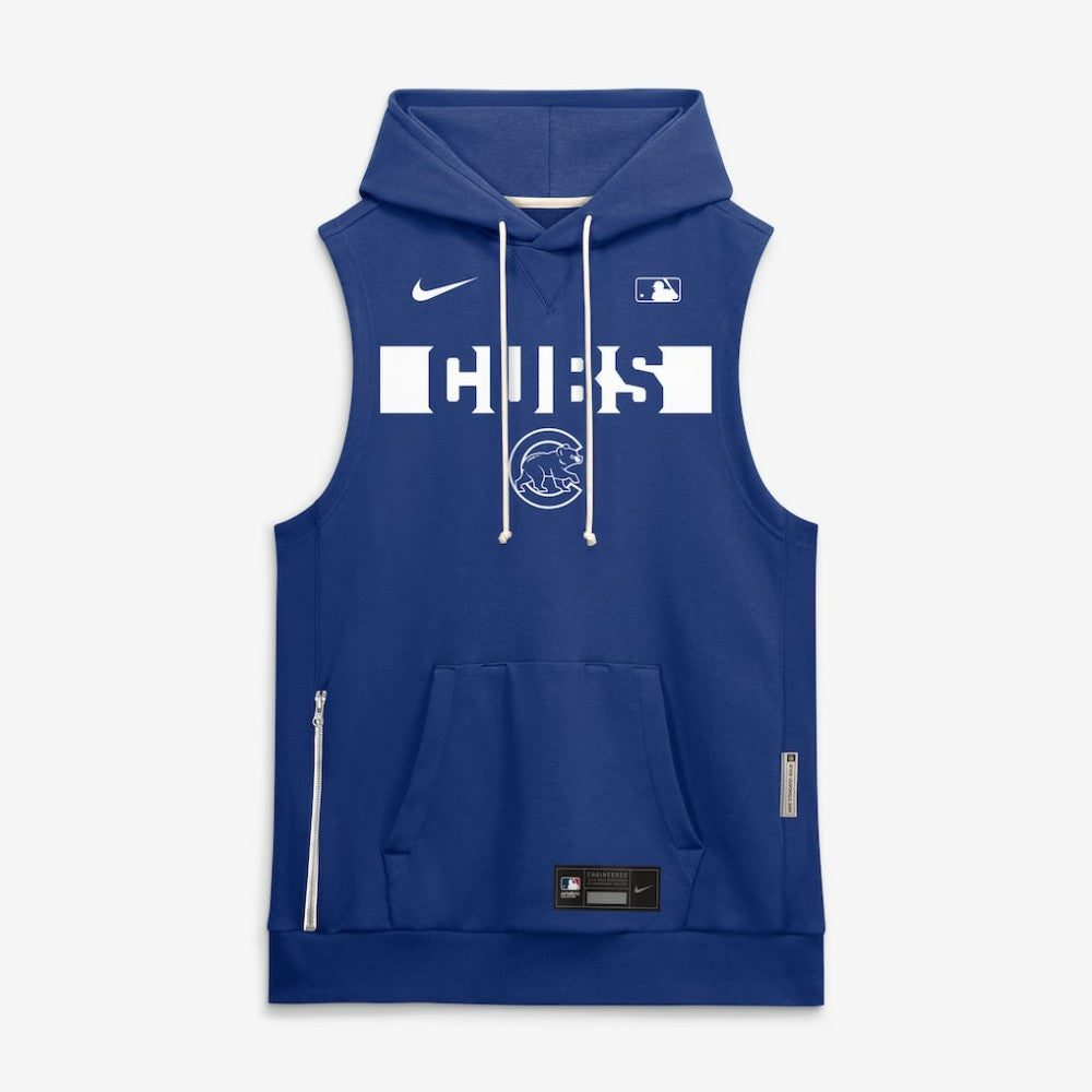 Chicago Cubs Nike Authentic Collection Standard Issue Dri-FIT Sleeveless Hoodie - MLB